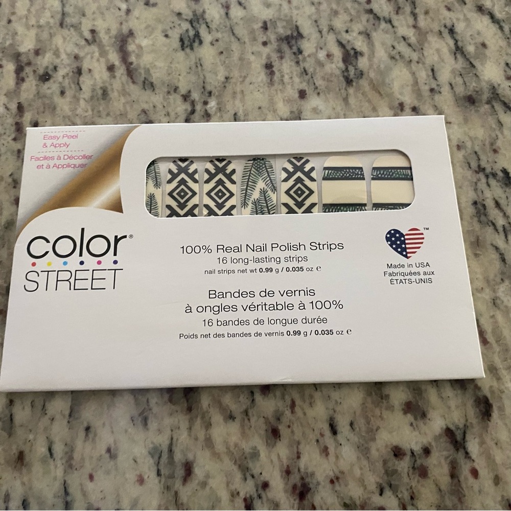 Color Street nail polish strips manicure Costa Rica Escape